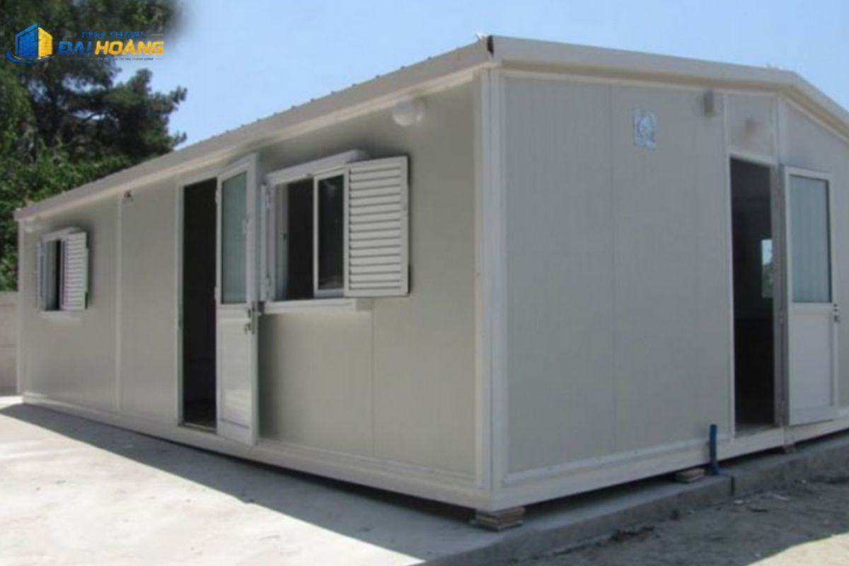 Mô hình văn phòng công trường hiện đại được lắp dựng nhanh chóng bằng tấm Panel PU 75mm cách nhiệt