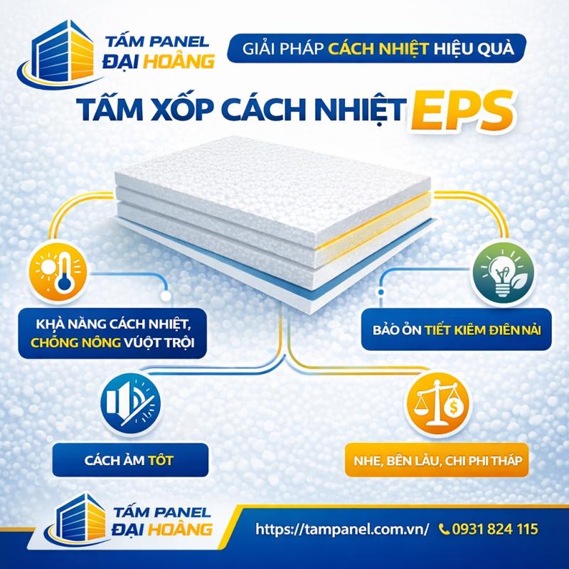 Tấm xốp cách nhiệt eps