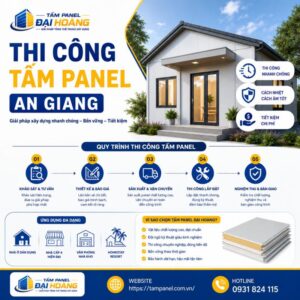 thi công tấm panel An Giang