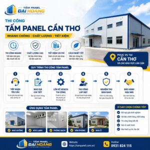 thi công tấm panel Cần Thơ