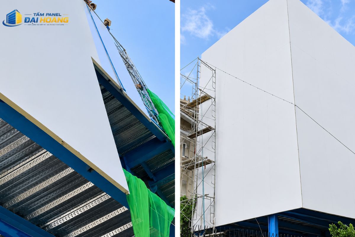 Thi công tấm panel Đaklak cho kho lạnh nông sản