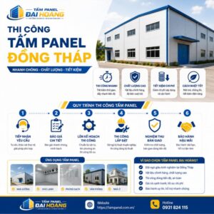 thi công tấm panel Đồng Tháp