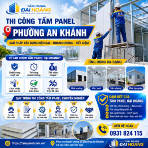 thi công tấm panel phường An Khánh