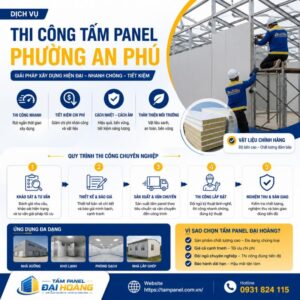 thi công tấm panel phường An Phú