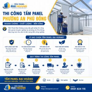 thi công tấm panel phường An Phú Đông