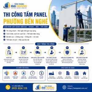 thi công tấm panel phường Bến Nghé