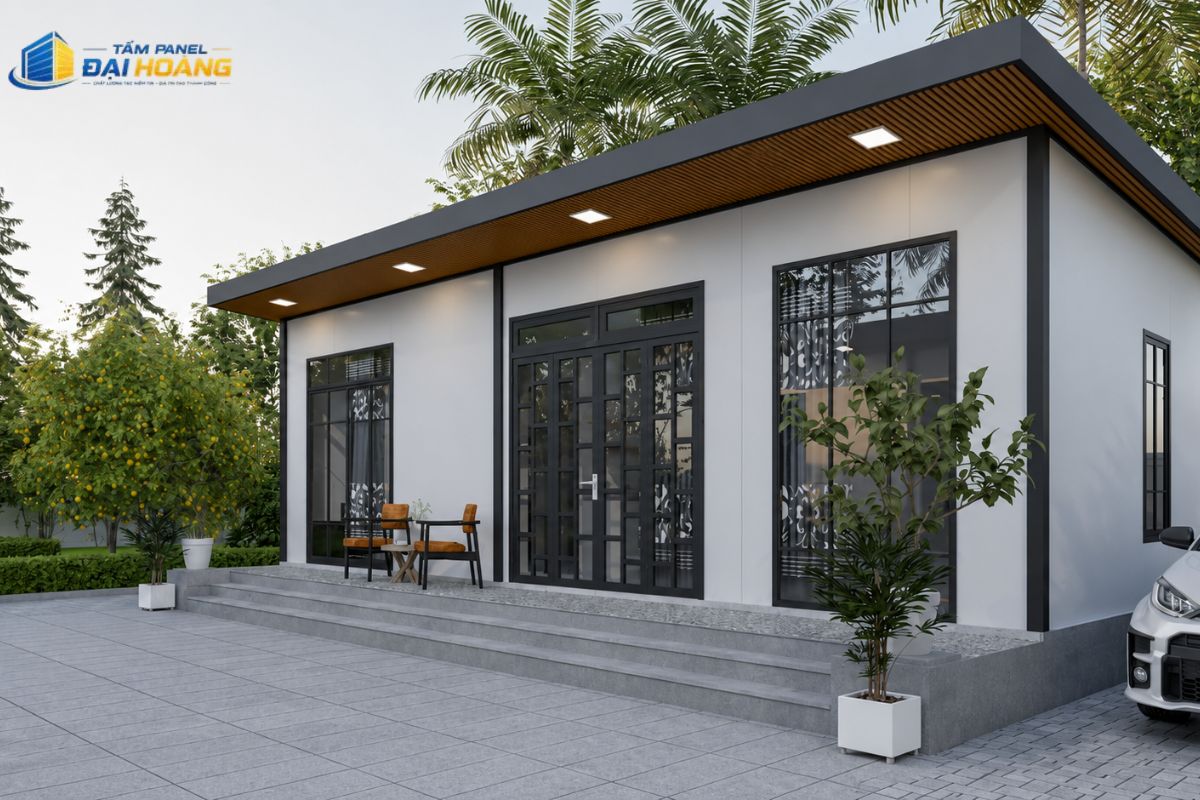 Hoàn thành thi công tấm panel phường Bến Nghé làm vách ngăn phòng cho nhà phố cải tạo, đảm bảo thẩm mỹ hiện đại.