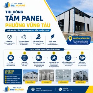 thi công tấm panel phường Vũng Tàu