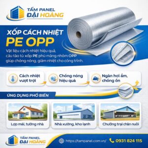 Xốp cách nhiệt PE OPP