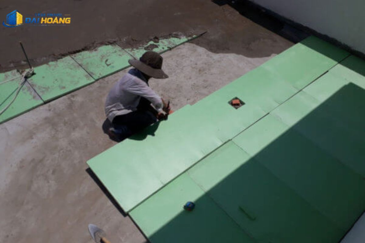 Thi công đôn nền bằng xốp XPS trong nhà ở